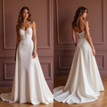 Mermaid Bridal Gown with Illusion Sleeves for a Romantic Touch