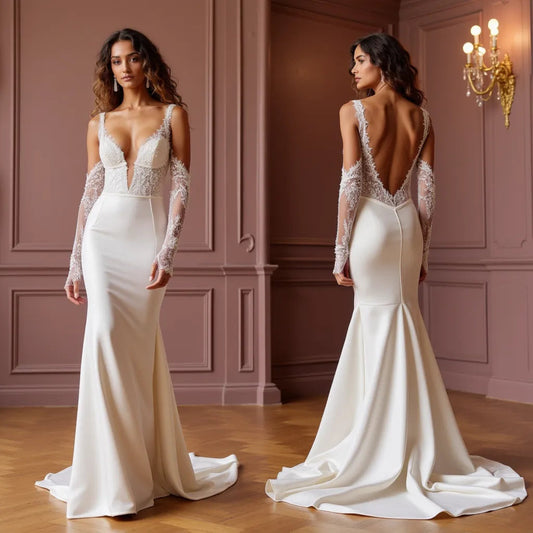 Mermaid Bridal Gown with a Sleek and Stylish Fit for Modern Brides