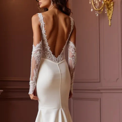 Mermaid Bridal Gown with a Sleek and Stylish Fit for Modern Brides