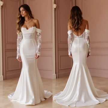 Mermaid Bridal Gown with a Flattering Fit for Hourglass Brides