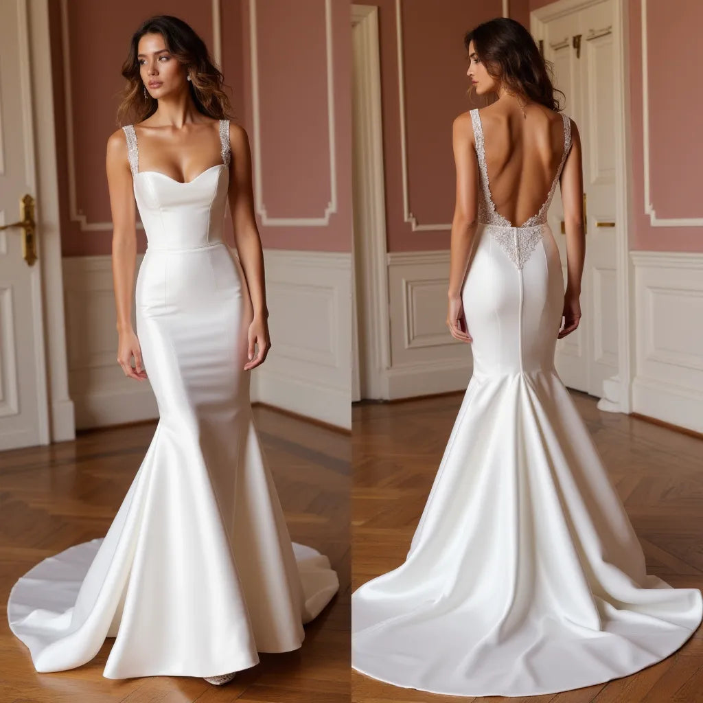 Mermaid Bridal Gown with a Luxe Touch for Sophisticated Brides