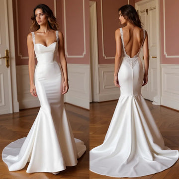 Mermaid Bridal Gown with a Luxe Touch for Sophisticated Brides