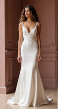 Mermaid Bridal Gown with a Classic Fit for Traditional Wedding Styles