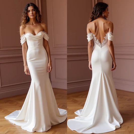 Mermaid Wedding Gown with a Timeless Cut for a Chic and Elegant Look