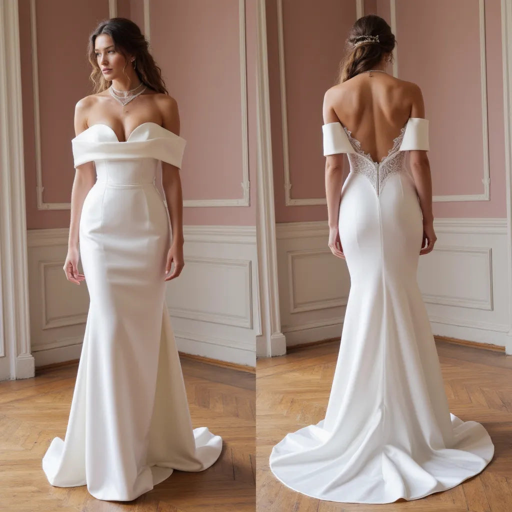 Mermaid Wedding Gown with Elegant Details for a Luxury Bridal Look