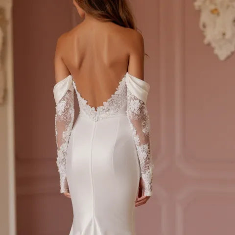 Mermaid Wedding Gown with Stunning Embellishments for a Luxe Look