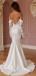 Mermaid Wedding Gown with Stunning Embellishments for a Luxe Look