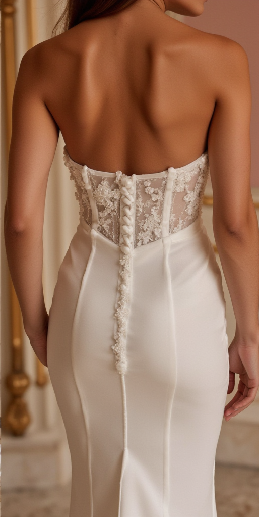 Mermaid Wedding Dress with a Vintage-Inspired Trumpet Skirt