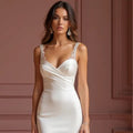 Mermaid Fit-and-Flare Wedding Dress with a Sleek and Chic Fit