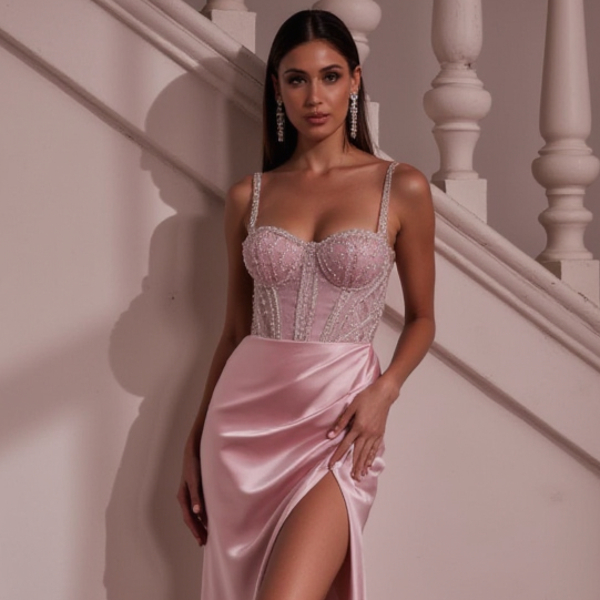 Stunning Prom Dress and Evening Gown with a Mermaid Silhouette for a Flattering Fit