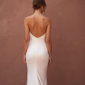 A-Line Wedding Dress with Pleated Skirt for a Timeless Bridal Look