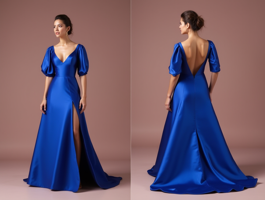 Dreamy Blue Evening Dress & Prom Dress with Shimmer Tulle for a Fairytale Look