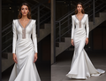 Princess Wedding Dress – Off-Shoulder Balloon Sleeves & Flowing Skirt