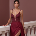 Timeless Evening Gown and Prom Dress with a Floor-Length Skirt for a Dramatic Look