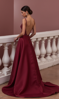 Timeless Evening Gown and Prom Dress with a Floor-Length Skirt for a Dramatic Look
