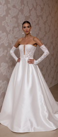 Stunning A-Line Wedding Dress with a Flattering Fit for All Brides