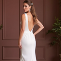 A-Line Wedding Dress with Ruffle Details for a Whimsical Touch
