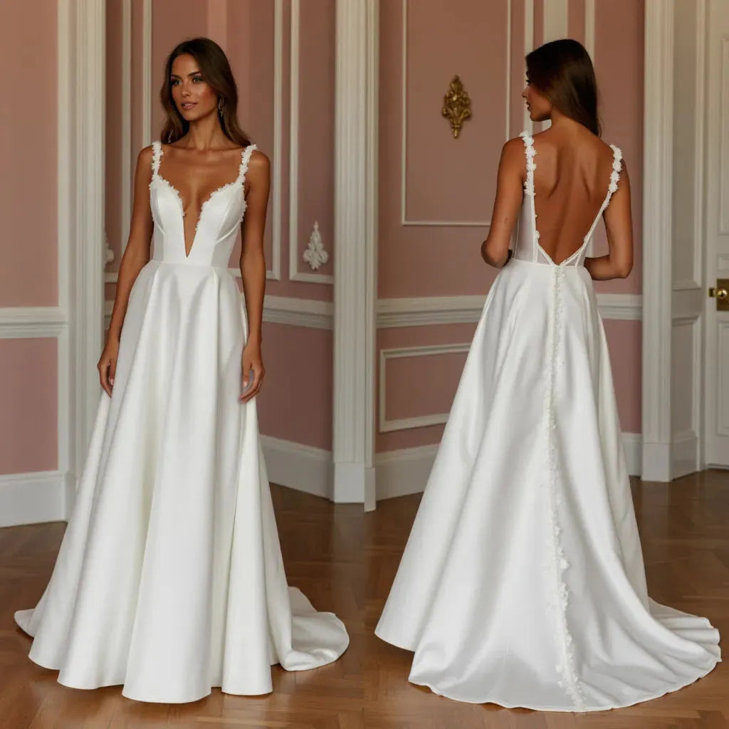 Fishtail Wedding Dress with a Stunning Silhouette for Modern Brides