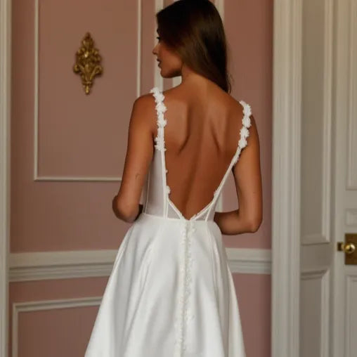 Fishtail Wedding Dress with a Stunning Silhouette for Modern Brides