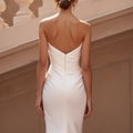 Mermaid Wedding Dress with a High Slit for a Fashion-Forward Look