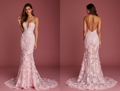 Glamorous Fishtail Wedding Dress for a Red-Carpet-Inspired Bridal Look