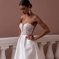 A-Line Wedding Dress with Soft Tulle Layers for a Dreamy Effect
