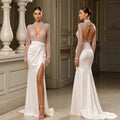 Fishtail Bridal Gown for Brides Who Love a Classic and Sleek Look