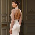 Fishtail Bridal Gown for Brides Who Love a Classic and Sleek Look