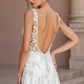 Mermaid Wedding Gown with a Deep V-Neckline for a Bold Bridal Look
