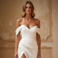 Fishtail Wedding Dress with an Open Back for a Sophisticated Look