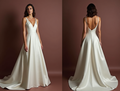 A-Line Wedding Dress with Layers of Organza for a Luxurious Feel