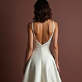 A-Line Wedding Dress with Layers of Organza for a Luxurious Feel