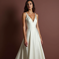 A-Line Wedding Dress with Layers of Organza for a Luxurious Feel