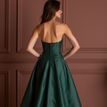 Glamorous Evening Dress and Prom Gown with Lace Appliqué for a Romantic Feel