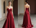 Sexy Red Evening Dress & Prom Dress with Side Cut-Outs for a Bold Statement