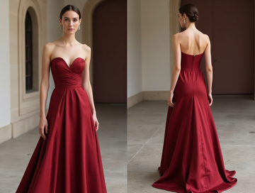 Sexy Red Evening Dress & Prom Dress with Side Cut-Outs for a Bold Statement