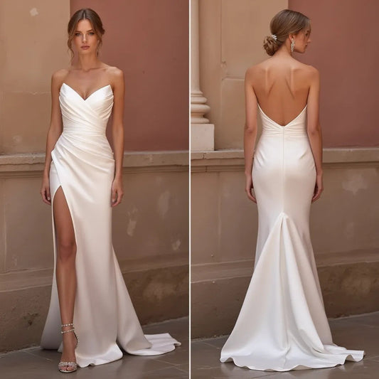 Glamorous Mermaid Wedding Dress with Stunning Embellishments