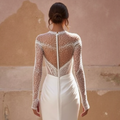 A-Line Wedding Dress with Spaghetti Straps for a Light and Airy Feel